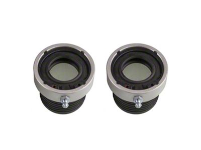 Ten Factory Dana 30/44 Front Axle Tube Seals; Silver (87-18 Jeep Wrangler YJ, TJ & JK)