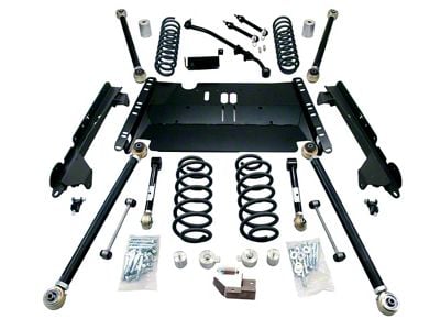 Teraflex 3-Inch Enduro LCG Long Control Arm Suspension Lift Kit (97-06 Jeep Wrangler TJ)