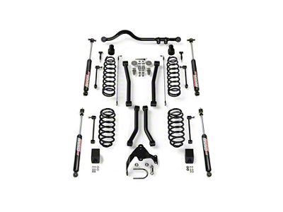 Teraflex 3-Inch Suspension Lift Kit with 4 Sport Control Arms, Track Bar and 9550 VSS Shocks (07-18 Jeep Wrangler JK 2-Door)