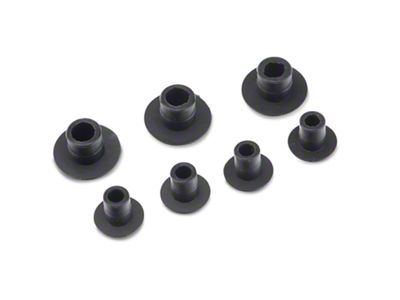 Teraflex Alpha Hinged Spare Tire Carrier Hole Cap Kit (07-18 Jeep Wrangler JK)