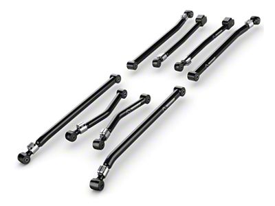 Teraflex Alpine Adjustable Front & Rear Long FlexArms for 3-6 in. Lift (07-18 Jeep Wrangler JK)