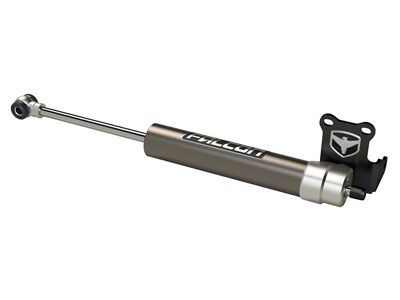 Falcon Shocks Nexus EF 2.1 Steering Stabilizer; Stock Tie Rod (18-25 Jeep Wrangler JL)