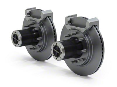 Teraflex Front 8-Lug Locking Hub Conversion Kit with Rotors (07-18 Jeep Wrangler JK)