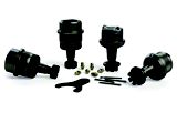 Teraflex HD Dana 44/30 Upper and Lower Ball Joint with Knurl; Set of 4 (07-18 Jeep Wrangler JK)