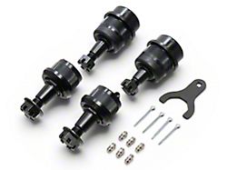 Teraflex HD Dana 44/30 Upper and Lower Ball Joint with Knurl; Set of 4 (07-18 Jeep Wrangler JK)