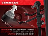 Teraflex HD Tie Rod and Drag Link Kit for 0 to 3-Inch Lift (07-18 Jeep Wrangler JK)