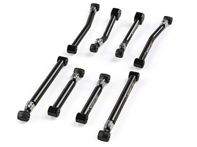 Teraflex Alpine IR Short Adjustable Front and Rear Control Arms for 0 to 4.50-Inch Lift (20-25 Jeep Gladiator JT)