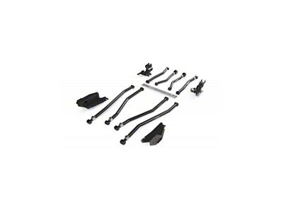Teraflex Alpine Long Adjustable Front and Rear Contol Arms and Bracket Kit for 3 to 6-Inch Lift (20-25 Jeep Gladiator JT)