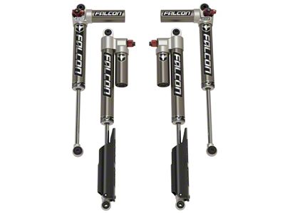 Falcon Shocks SP2 3.3 Fast Adjust Piggyback Front and Rear Shocks for 3.50 to 4.50-Inch Lift (20-25 3.6L Jeep Gladiator JT, Excluding Mojave)