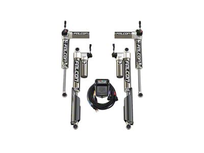 Falcon Shocks SP2 3.5 e-Adjust Piggyback Front and Rear Shocks for 0 to 1.50-Inch Lift (20-25 3.6L Jeep Gladiator JT, Excluding Mojave)