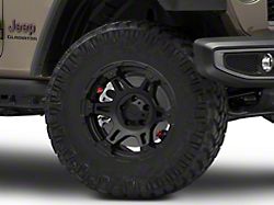 Teraflex Nomad Split Spoke Off-Road Metallic Black Wheel; 17x8.5; -12mm Offset (20-25 Jeep Gladiator JT)