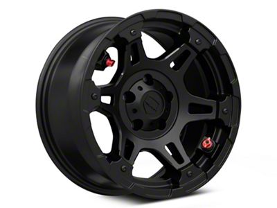 Teraflex Nomad Split Spoke Off-Road Metallic Black Wheel; 17x8.5; -12mm Offset (99-04 Jeep Grand Cherokee WJ)