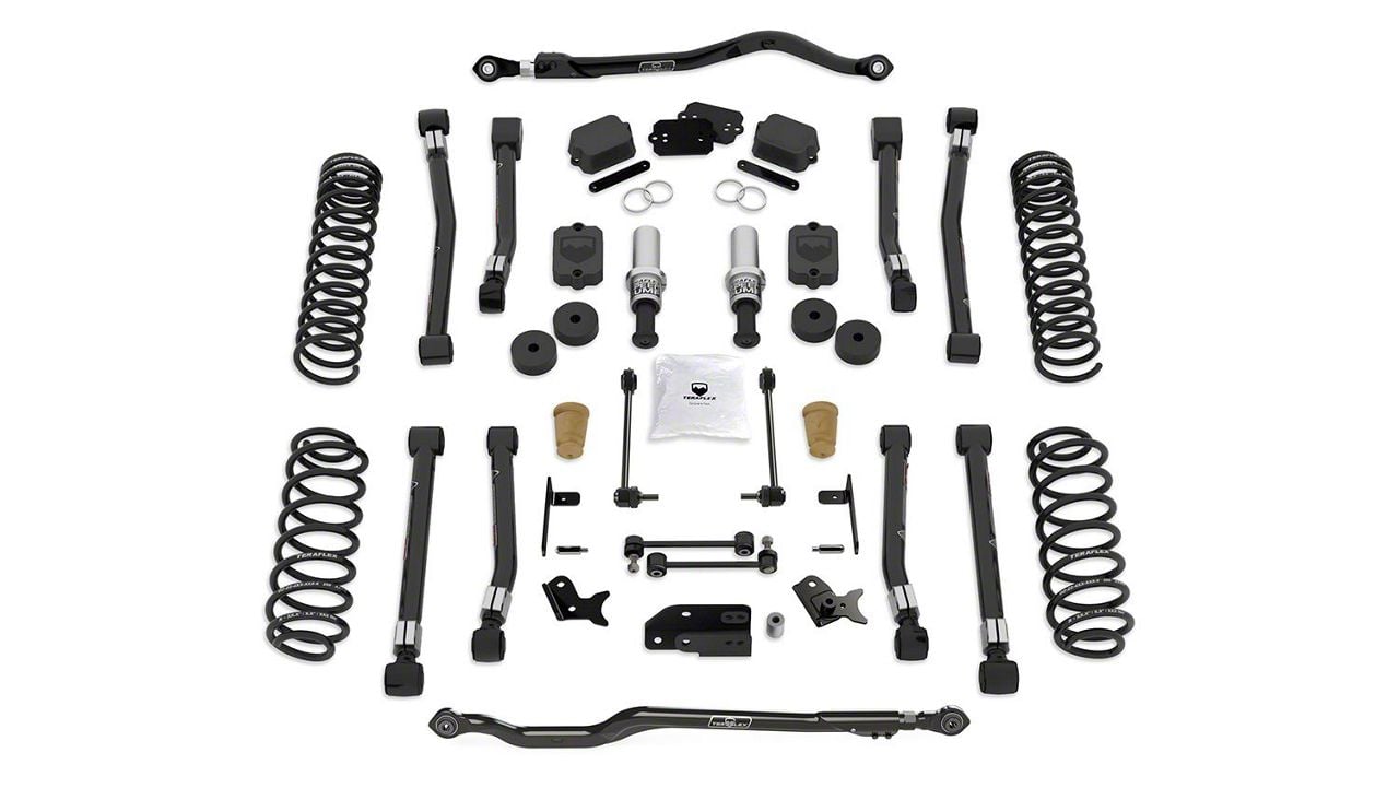07-18 Wrangler JK 2 Door 3 Inch Alpine CT3 Short Arm Suspension System No Shocks TeraFlex