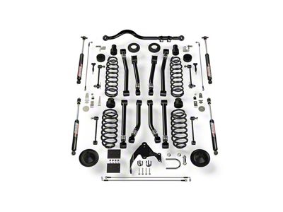 Teraflex 4-Inch Suspension Lift Kit with Alpine Short Control Arms and 9550 VSS Twin-Tube Shocks (07-18 Jeep Wrangler JK 4-Door)