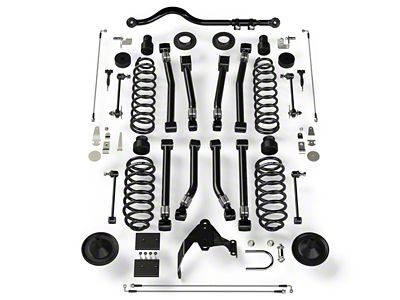 Teraflex 4-Inch Suspension Lift Kit with Alpine Short Control Arms (07-18 Jeep Wrangler JK 4-Door)