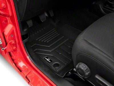Teraflex All-Weather Front and Rear Floor Liners; Black (18-25 Jeep Wrangler JL 4-Door, Excluding 4xe)