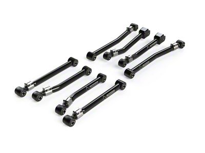 Teraflex Alpine Adjustable Front and Rear Control Arms for 0 to 4.50-Inch Lift (18-25 Jeep Wrangler JL)