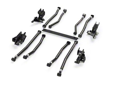 Teraflex Alpine IR Long Adjustable Front and Rear Control Arm and Bracket Kit for 3 to 6-Inch Lift (18-25 Jeep Wrangler JL 4-Door)