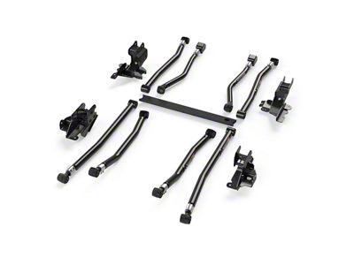 Teraflex Alpine IR Long Adjustable Front and Rear Control Arm and Bracket Kit for 3 to 6-Inch Lift (18-25 Jeep Wrangler JL 2-Door)