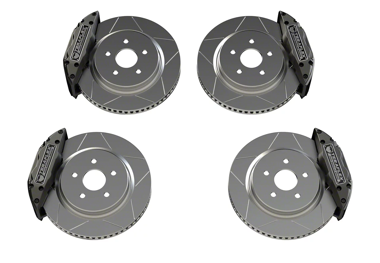 Teraflex Jeep Wrangler Delta Big Brake Kit; 5x5 Bolt Pattern 4403450