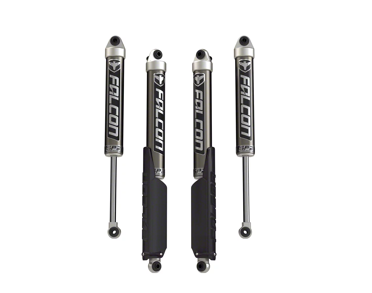 Falcon Shocks Jeep Wrangler SP2 2.1 Monotube Front and Rear