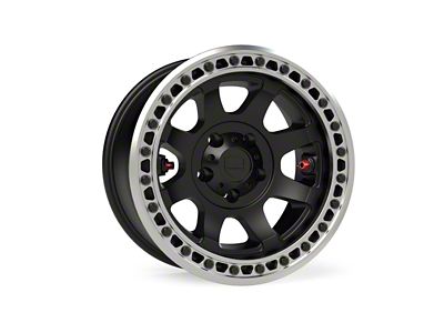 Teraflex Olympus Beadlock Off-Road Metallic Black Wheel; 17x9; -25mm Offset (07-18 Jeep Wrangler JK)