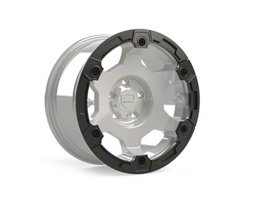 Teraflex Nomad Off-Road Wheel Split Rash Ring with Hardware; Black (07-25 Jeep Wrangler JK & JL)