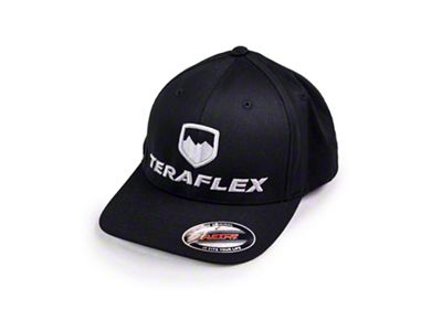 Teraflex Premium FlexFit Hat; Black