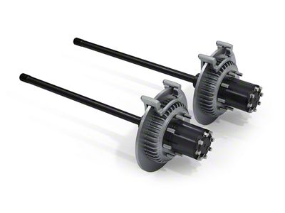 Teraflex Rear 8-Lug Full Float Conversion Kit with Big Rotors (07-18 Jeep Wrangler JK, Excluding Rubicon)