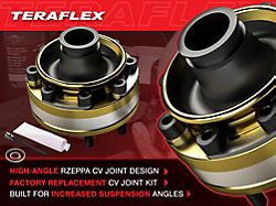 Teraflex Rzeppa High-Angle Factory Replacement CV Joint Kit (07-18 Jeep Wrangler JK)
