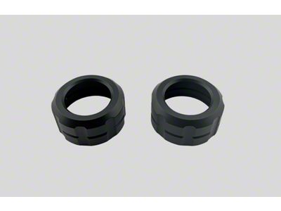 Teton Workshop Dual Zone Climate Knob Covers; Black (10-24 4Runner)