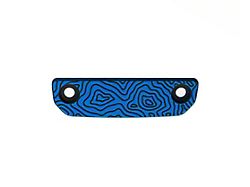 Teton Workshop Topography Center Console Badge; Blue (21-25 Bronco)