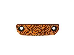 Teton Workshop Topography Center Console Badge; Orange (21-25 Bronco)