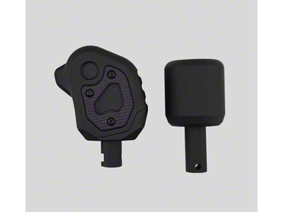 Teton Workshop Transmission and Transfer Case Shift Knob Set; Purple (20-25 Jeep Gladiator JT w/ Automatic Transmission)