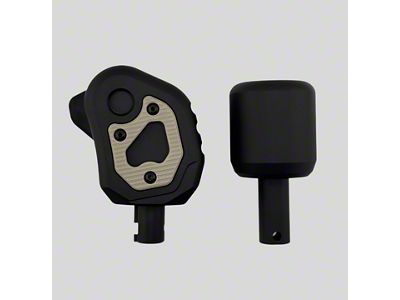 Teton Workshop Transmission and Transfer Case Shift Knob Set; Tan (20-25 Jeep Gladiator JT w/ Automatic Transmission)