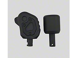 Teton Workshop Transmission and Transfer Case Shift Knob Set; Black (18-25 Jeep Wrangler JL w/ Automatic Transmission)