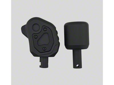 Teton Workshop Transmission and Transfer Case Shift Knob Set; Black (18-25 Jeep Wrangler JL w/ Automatic Transmission)