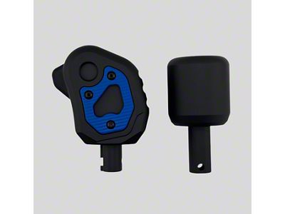 Teton Workshop Transmission and Transfer Case Shift Knob Set; Blue (18-25 Jeep Wrangler JL w/ Automatic Transmission)