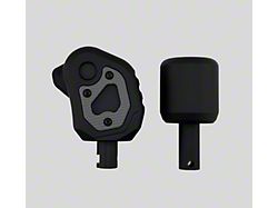 Teton Workshop Transmission and Transfer Case Shift Knob Set; Grey (18-25 Jeep Wrangler JL w/ Automatic Transmission)