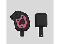 Teton Workshop Transmission and Transfer Case Shift Knob Set; Pink (18-25 Jeep Wrangler JL w/ Automatic Transmission)