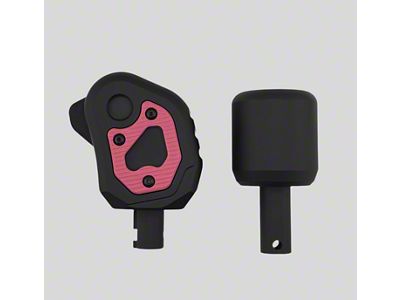 Teton Workshop Transmission and Transfer Case Shift Knob Set; Pink (18-25 Jeep Wrangler JL w/ Automatic Transmission)