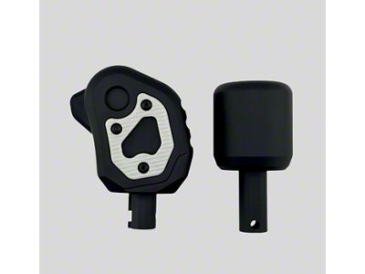 Teton Workshop Transmission and Transfer Case Shift Knob Set; White (18-25 Jeep Wrangler JL w/ Automatic Transmission)