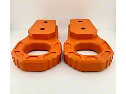 Teton Workshop Front Tow Hooks; Orange (07-21 Tundra)