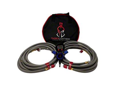 Thor's Lightning The Ultimate Setup with Lock-On Air Chuck; Candy Blue (20-25 Jeep Gladiator JT)