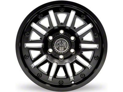 Thret Offroad Storm Satin Black 6-Lug Wheel; 18x9; -12mm Offset (05-15 Tacoma)