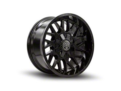 Thret Offroad Revolver Gloss Black 6-Lug Wheel; 20x9; 18mm Offset (16-23 Tacoma)