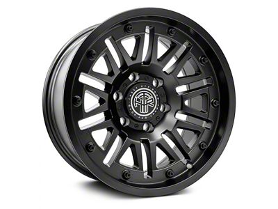 Thret Offroad Storm Satin Black 6-Lug Wheel; 20x9; -12mm Offset (24-25 Tacoma)