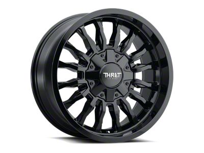 Thret Offroad Gamma Gloss Black Wheel; 20x9; 0mm Offset (20-25 Jeep Gladiator JT)