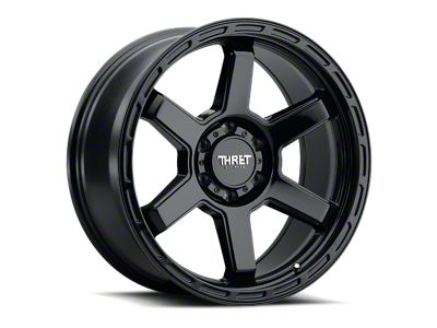 Thret Offroad Thunder Gloss Black Wheel; 18x9; 0mm Offset (99-04 Jeep Grand Cherokee WJ)