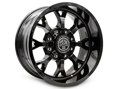 Thret Offroad Viper Gloss Black Wheel; 20x10; -21mm Offset (99-04 Jeep Grand Cherokee WJ)